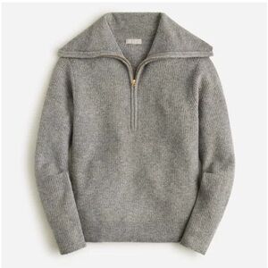 J. Crew Women's Gray V-Neck Sweater